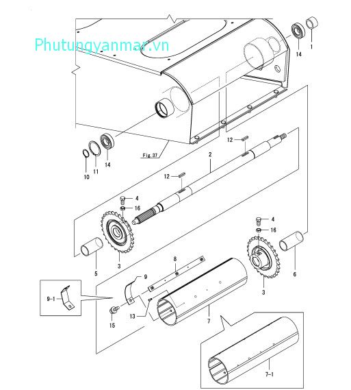 Truyền động cấp lúa số 1